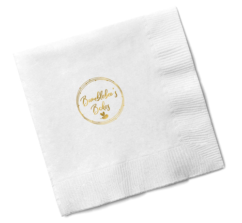 500 X Bumblebees Bakes Napkins - 1