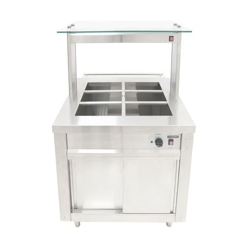 Parry Flexi-Serve Hot Cupboard with Wet Bain Marie Top and Quartz Heated Gantry FS-HBW2PACK - CH190 - 4