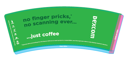 1,000 8oz DW - Dexcom Coffee cups - 1