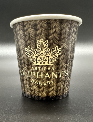 Custom Branded 4oz Single Wall Espresso Cups - Custom Printed 4oz Sampling Cups - 4oz Single Wall Paper Drinks Cups - 11