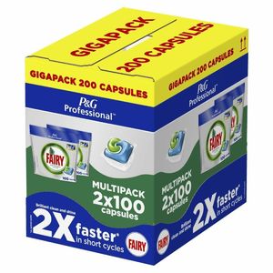 Fairy Professional Original All-In-One Dishwasher Tablets Lemon (Pack of 2 x 100) - DX543 - 3