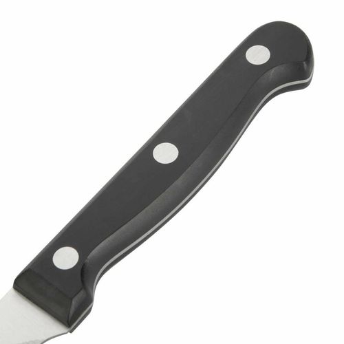 Olympia Serrated Steak Knives Black Handle (Pack of 12) - C134 - 5