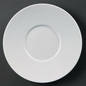 Olympia Whiteware Elegant Saucers 148mm (Pack of 12) - CD737 - 1