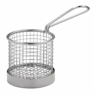 Olympia Chip basket Round with Handle 80mm - CE148 - 1