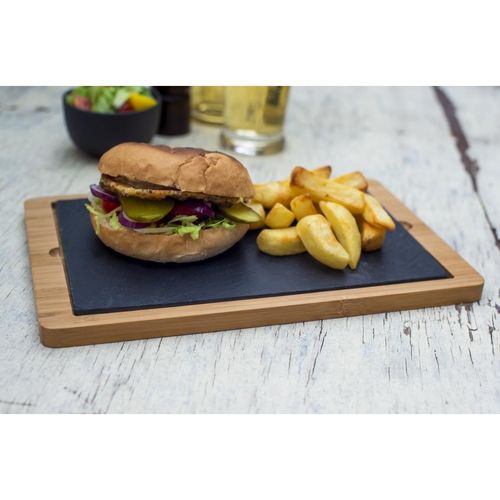 Olympia Smooth Edged Slate Platters 280 x 180mm (Pack of 2) - CM063 - 6