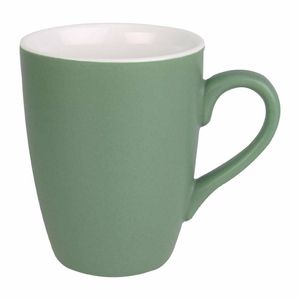 Olympia Matt Pastel Mug Green 340ml (Pack of 6) - CS044 - 1