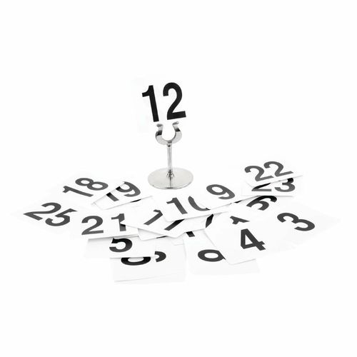 Plastic Table Numbers Inserts 1-25 - GC086 - 1