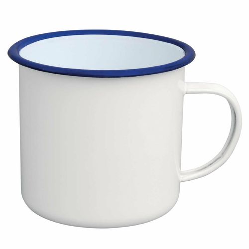 Olympia Large Enamel Soup Mugs 670ml (Pack of 6) - DC398 - 2