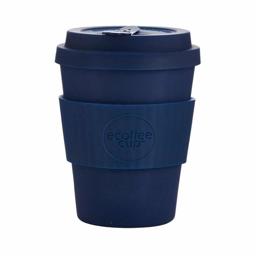 Ecoffee Cup Bamboo Reusable Coffee Cup Dark Energy Navy 12oz - DY491 - 1