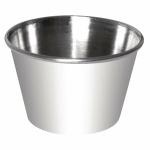Stainless Steel 115ml Sauce Cups (Pack of 12) - GG879 - 1