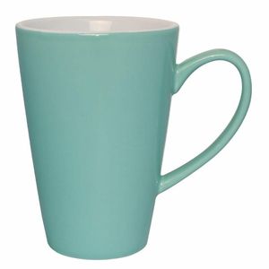 Olympia Cafe Latte Cups Aqua 340ml (Pack of 12) - GL489 - 1