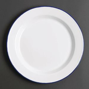 Olympia Enamel Dinner Plates 245mm (Pack of 6) - GM512 - 1