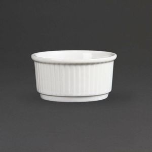 Olympia Whiteware Stacking Ramekins 85mm (Pack of 12) - W421 - 1