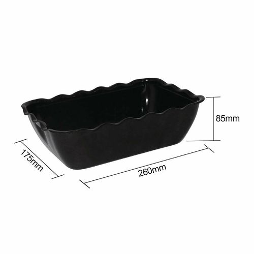 Olympia Kristallon Salad Crock 2Ltr Black - CB753 - 7