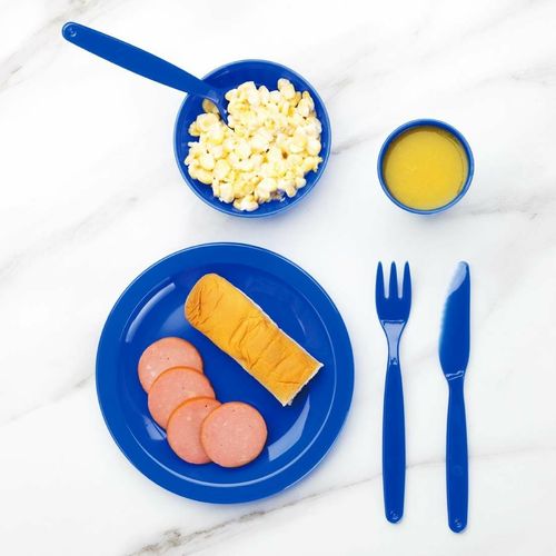 Olympia Kristallon Polycarbonate Bowls Blue 102mm (Pack of 12) - CE276 - 4