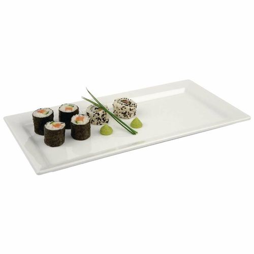 APS Pure Melamine Rectangular Tray 14in - GF158 - 1