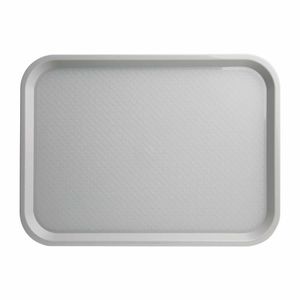 Olympia Kristallon Polypropylene Fast Food Tray Grey Medium 415mm - P502 - 1