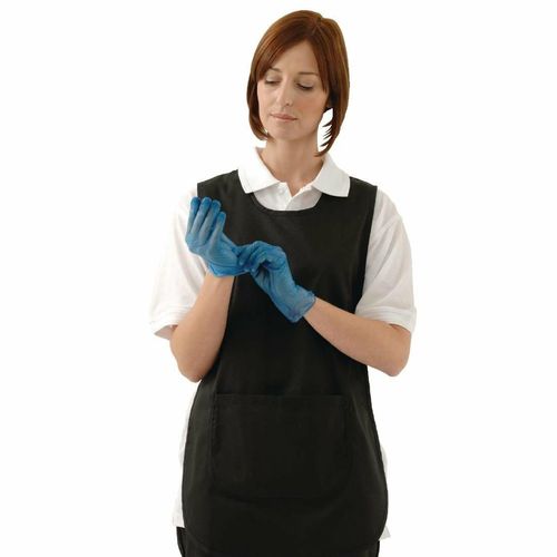 Vogue Powdered Vinyl Gloves Blue Extra Large (Pack of 100) - CB254-XL - 3