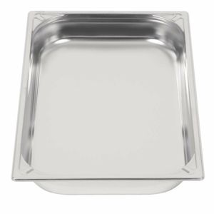 Vogue Heavy Duty Stainless Steel 1/1 Gastronorm Pan 65mm - DW433 - 3