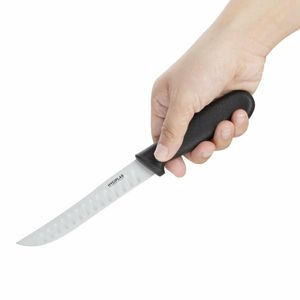 Hygiplas Scalloped Utility Knife Black 12.5cm - C420 - 3