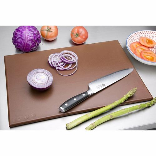 Hygiplas High Density Brown Chopping Board Standard - J004 - 7