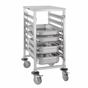 Vogue Gastronorm Racking Trolley 7 Level - GG498 - 3