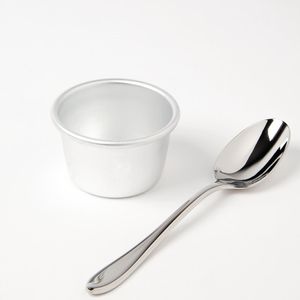 Vogue Aluminium Mini Dariole Mould 85ml (Pack of 6) - K513 - 3