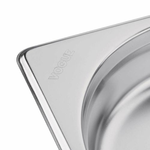 Vogue Stainless Steel 1/3 Gastronorm Pan 65mm - K929 - 8