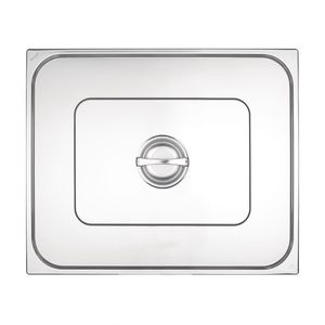 Vogue Stainless Steel 2/1 Gastronorm Lid - K939 - 3