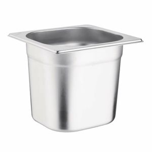 Vogue Stainless Steel 1/6 Gastronorm Pan 150mm - K992 - 1
