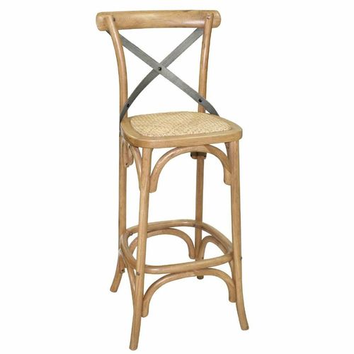 Bolero Wooden Barstool with Backrest - GG657 - 1