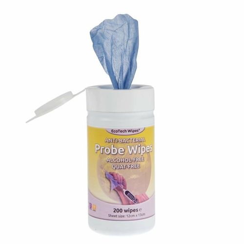 Alcohol-Free Quat-Free Food Probe Wipes (Pack of 200) - DE853 - 5
