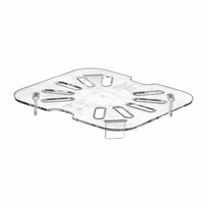 Cambro Polycarbonate 1/6 Gastronorm Pan Drain Shelf - DM755 - 1