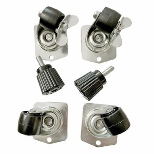 Polar Set of 6 Castors and Adjustable Feet - AK836 - 1