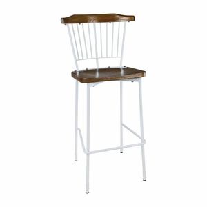 Bolero Scandi High Stools White (Pack of 2) - FB872 - 1