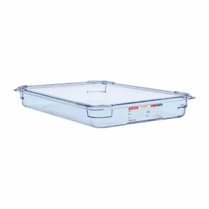 Araven ABS Food Storage Container Blue GN 1/1 65mm - GP588 - 1