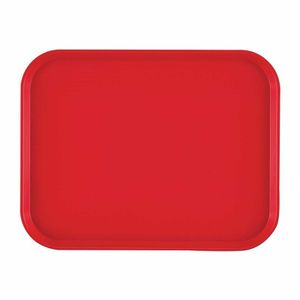Cambro Polypropylene Fast Food Tray Red 410mm - DM800 - 1