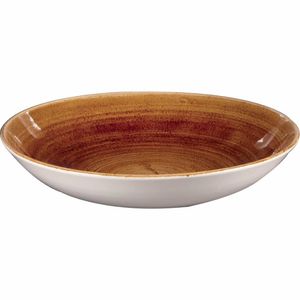 Churchill Stonecast Patina Coupe Bowls Vintage Copper 248mm (Pack of 12) - DR664 - 1