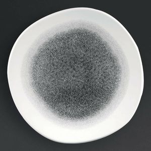 Churchill Studio Prints Raku Round Trace Plates Quartz Black 264mm (Pack of 12) - DC735 - 1