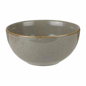 Churchill Stonecast Round Soup Bowls Peppercorn Grey 132mm (Pack of 12) - HC833 - 1