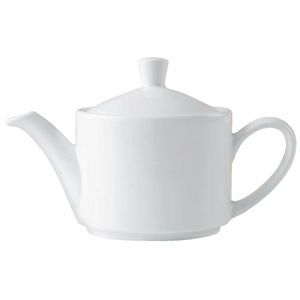 Steelite Monaco White Vogue Teapots 412ml (Pack of 6) - V7431 - 1