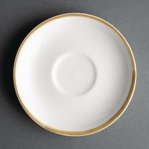 Olympia Kiln 340ml Cup Saucer Chalk 160mm (Pack of 6) - FB991 - 3