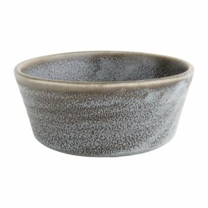 Olympia Cavolo Flat Round Bowls Charcoal Dusk 143mm (Pack of 6) - FD918 - 1