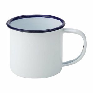 Utopia Eagle Enamel Mugs 155ml (Pack of 12) - DB559 - 1