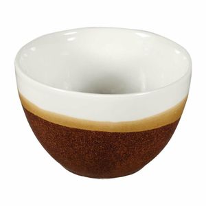 Churchill Monochrome Profile Open Sugar Bowls Cinnamon Brown 230ml (Pack of 12) - DY162 - 1