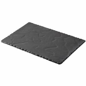 Revol Basalt Slate Effect Rectangular Plates 300mm (Pack of 6) - DP933 - 1