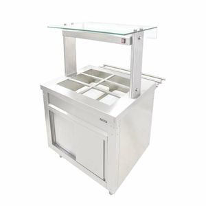 Parry Flexi-Serve Ambient GN Buffet Bar with Chilled Cupboard 860mm FS-AW2PACK - FD212 - 3
