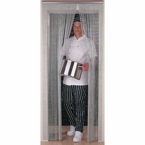 Chain Door Fly Screen - F129 - 4