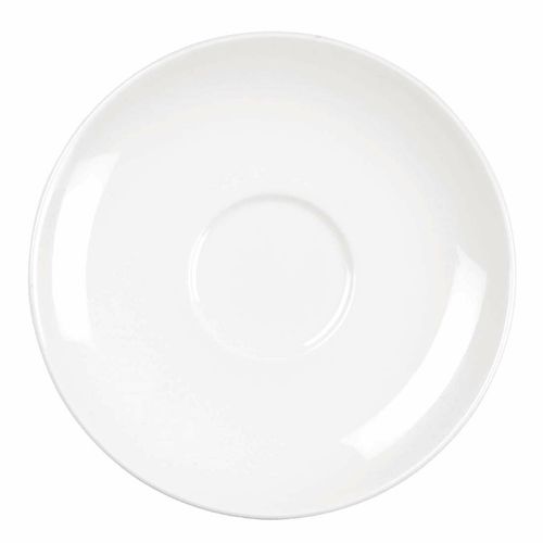Churchill Alchemy Sequel White Espresso Saucer 125mm (Pack of 6) - DC380 - 1