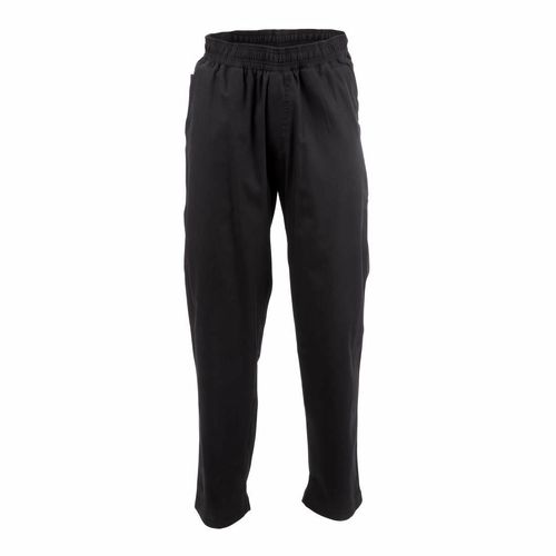 Chef Works Unisex Better Built Baggy Chefs Trousers Black M - A695-M - 1